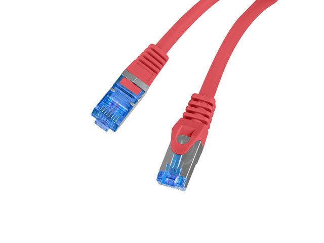 Lanberg Pcf6a-10cc-0025-R Cable De Red Rojo 0,25 M Cat6a S/Ftp (S-Stp)