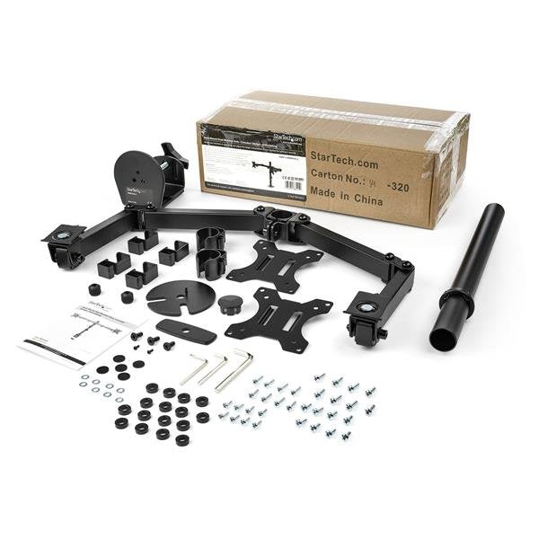 EAN 0065030884150 - StarTech.com ARMDUAL2 soporte para monitor 81,3 cm (32") Escritorio Negro imagen 11