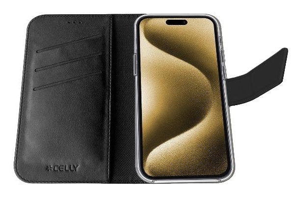 EAN 8021735224242 - Celly WALLYMAG funda para teléfono móvil 16,5 cm (6.5") Funda cartera Negro imagen 4