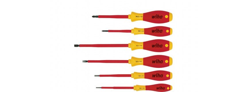 Wiha Wh-00833 Kit De Destornilladores Softfinish Electric, 6 Piezas