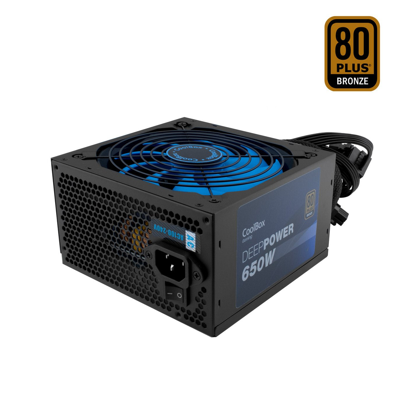 EAN 8436556145339 - CoolBox DeepPower BR-650 unidad de fuente de alimentación 650 W 20+4 pin ATX Negro imagen 1
