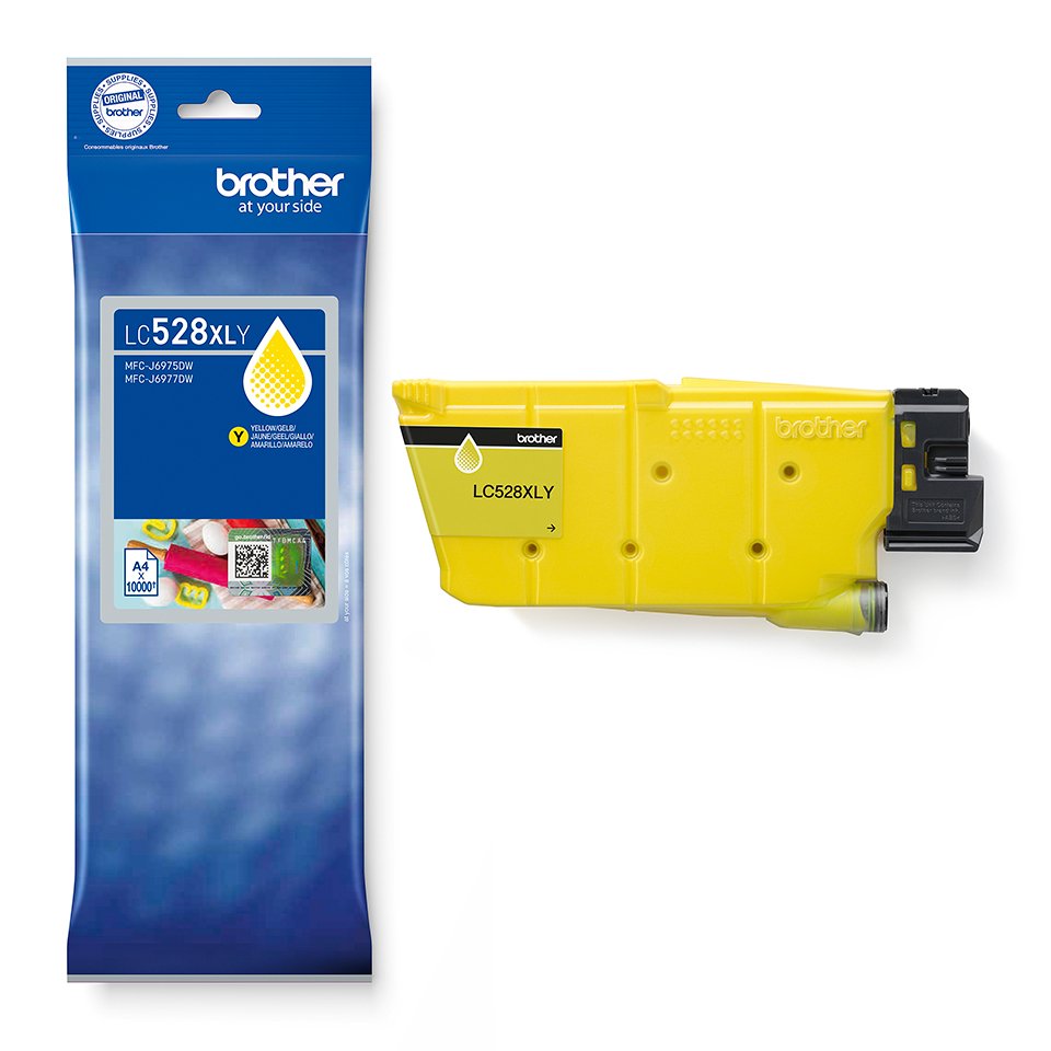 EAN 4977766842983 - Brother LC528XLY Yellow Ink Cartridge cartucho de tinta 1 pieza(s) Original Ultra High Yield Amarillo imagen 3