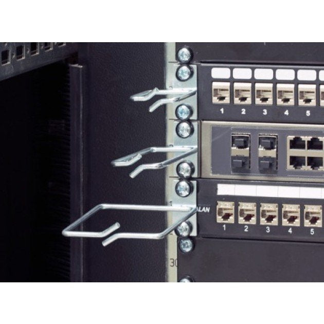 Efb Anillo Organizador De Cables 80x80mm Con Placa De Montaje Escalonada
