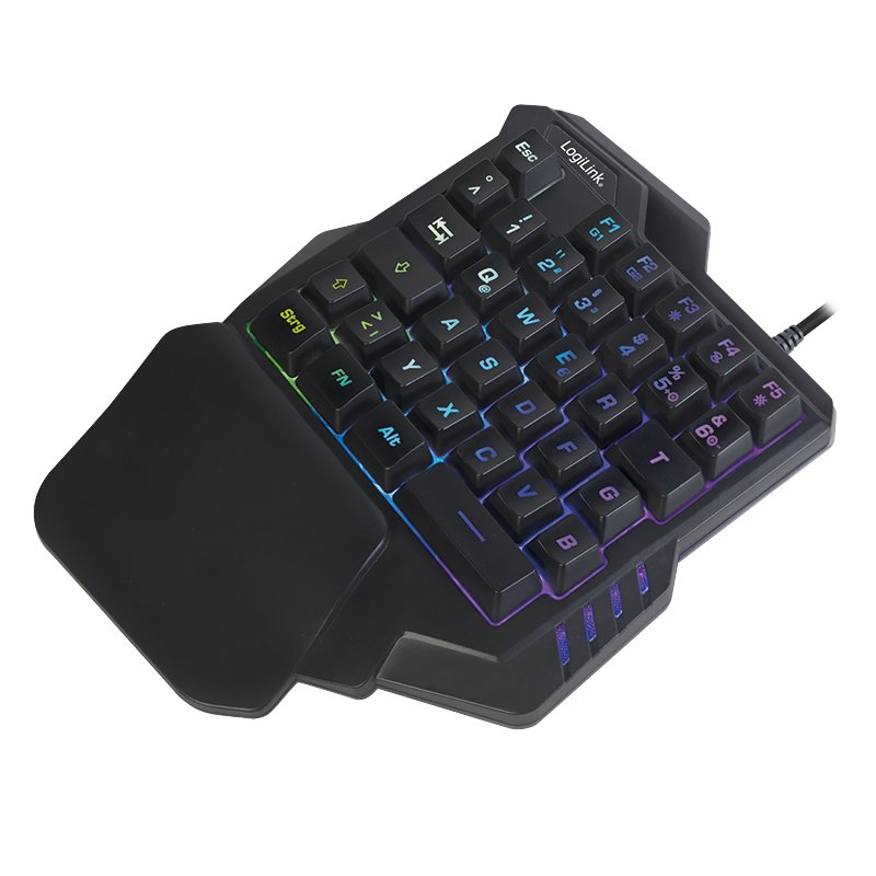 Logilink Id0181 Teclado Inglés Gaming Cable Usb Negro