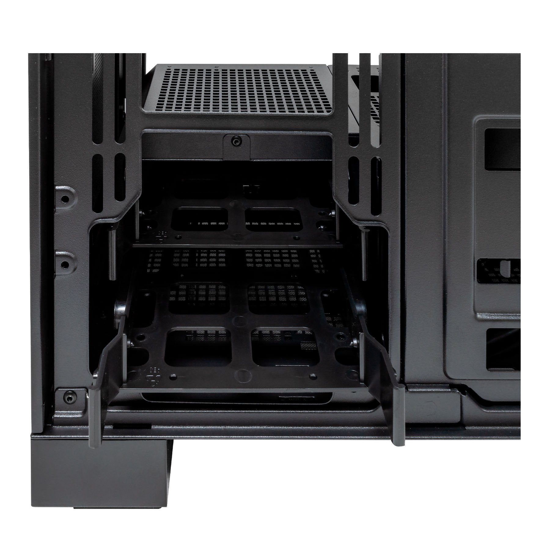 Caja Pc E-Atx Torre Abysm Ai Pro 100 Workstation Negra 9xslots 6xssd 2xhdd 2xusb 3.0 1xusb-C Color Negro