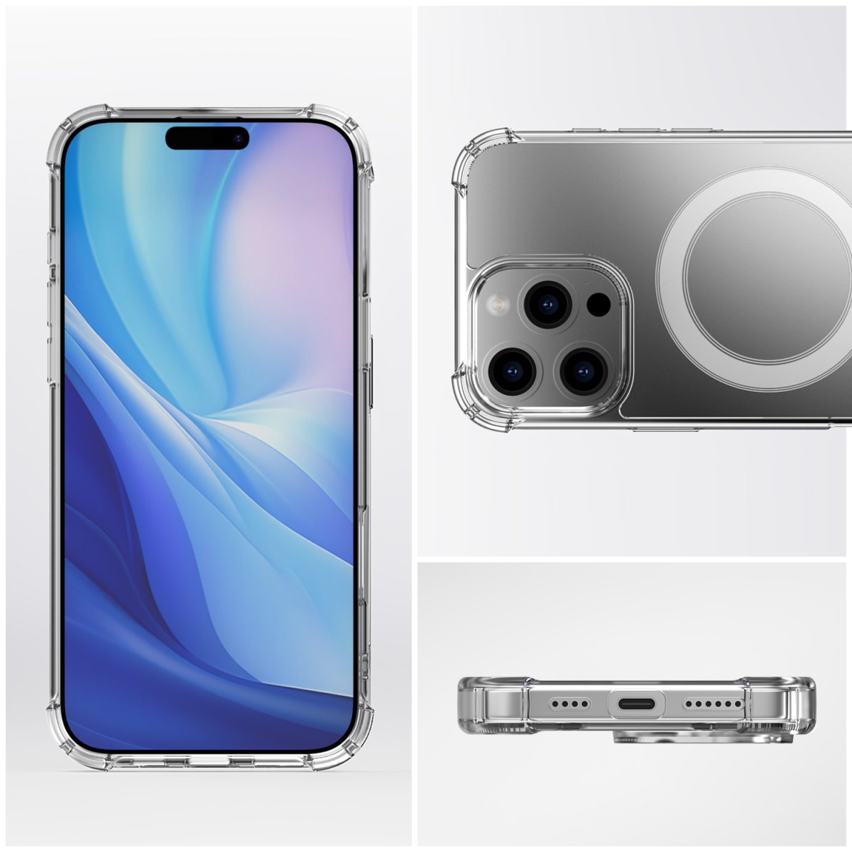 4smarts Hybrid Funda Ibiza Para Apple Iphone 16 Pro Magsafe-Kompatibel