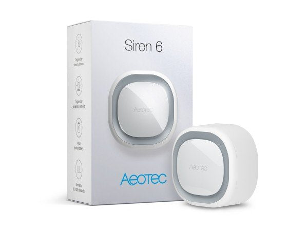 EAN 1220000016224 - Z-Wave Siren 6 Sirena inalámbrica Interior / exterior Blanco imagen 1