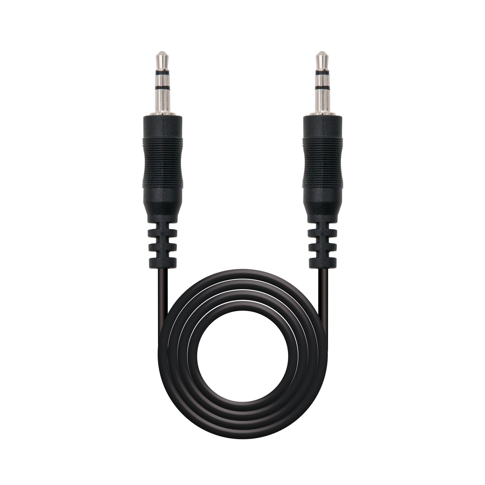 Nanocable Cable Audio Estereo Jack 3.5mm Macho A Jack 3.5mm Macho 3m - Negro