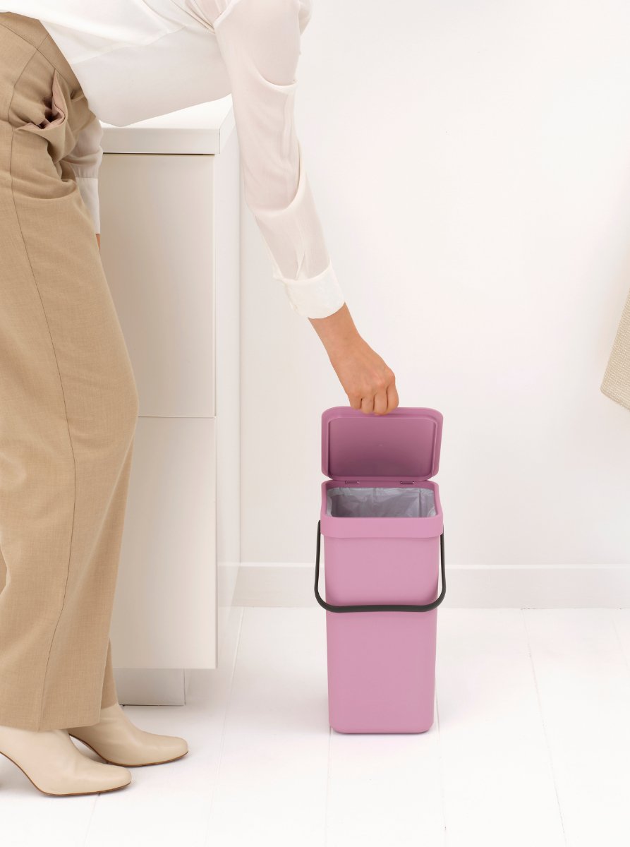 Brabantia Sort & Go Abfallbehäl. Lilac Pink 12 L