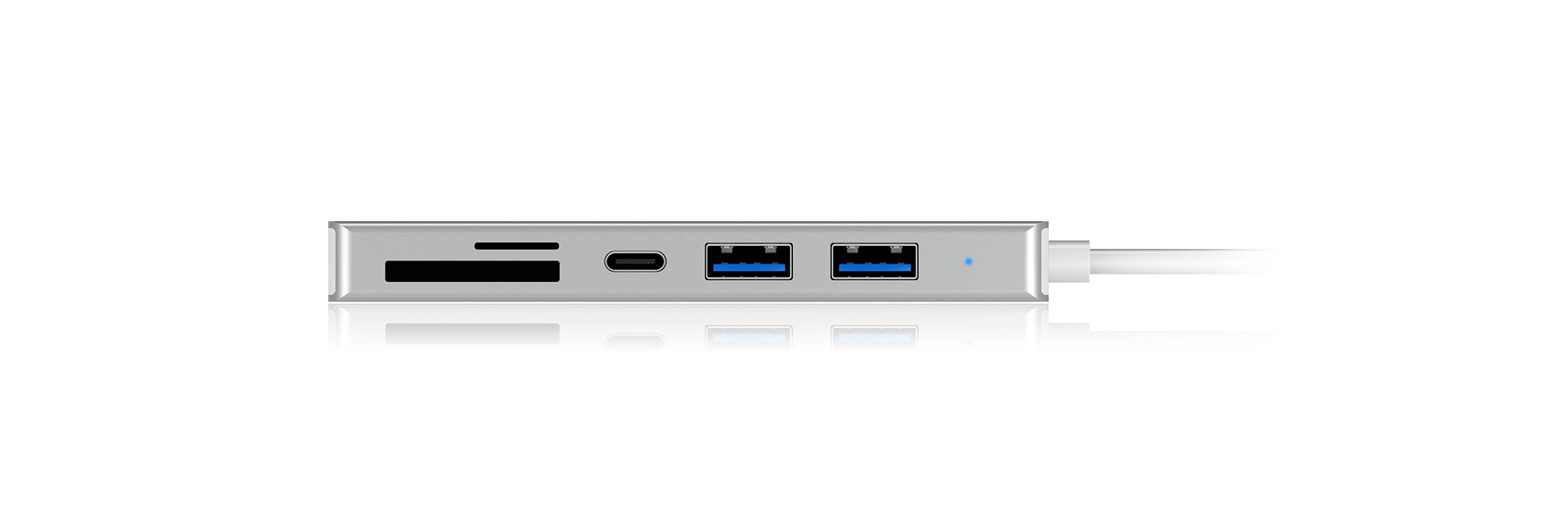 EAN 4250078166900 - ICY BOX IB-HUB1413-CR USB 3.2 Gen 1 (3.1 Gen 1) Type-C Plata imagen 4