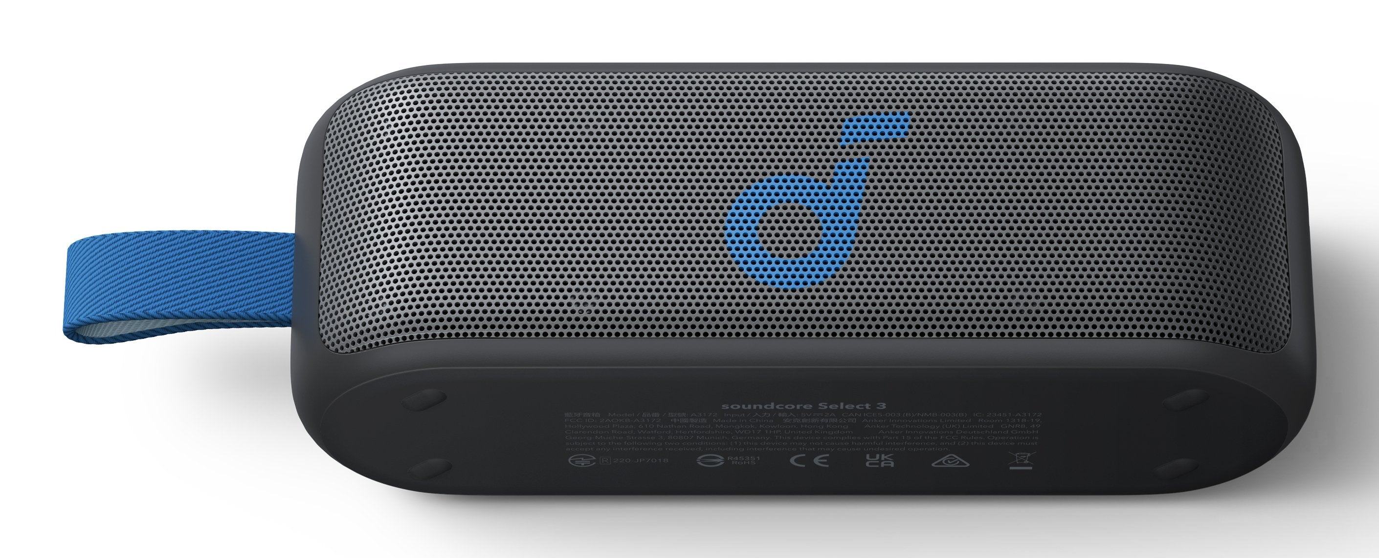 EAN 194644040000 - Soundcore Select 3 Altavoz portátil estéreo Gris, Azul 16 W imagen 3