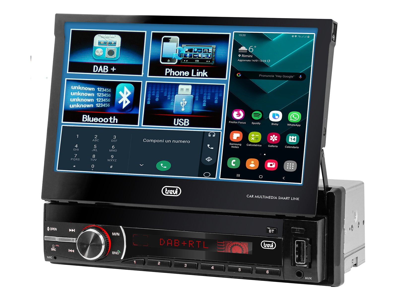 EAN 8011000025766 - Trevi MDV 6380 DAB Negro 200 W imagen 1