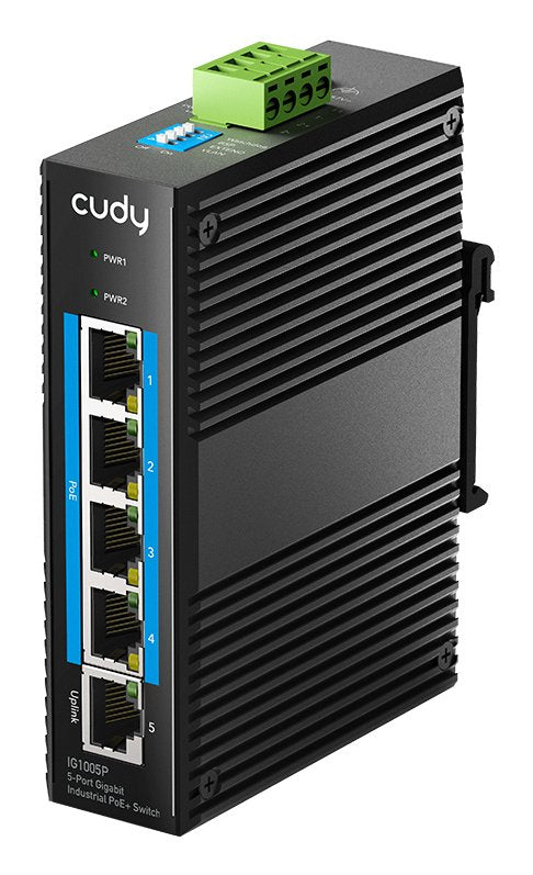EAN 6971690792329 - Cudy IG1005P switch No administrado Gigabit Ethernet (10/100/1000) Energía sobre Ethernet (PoE) Negro imagen 1