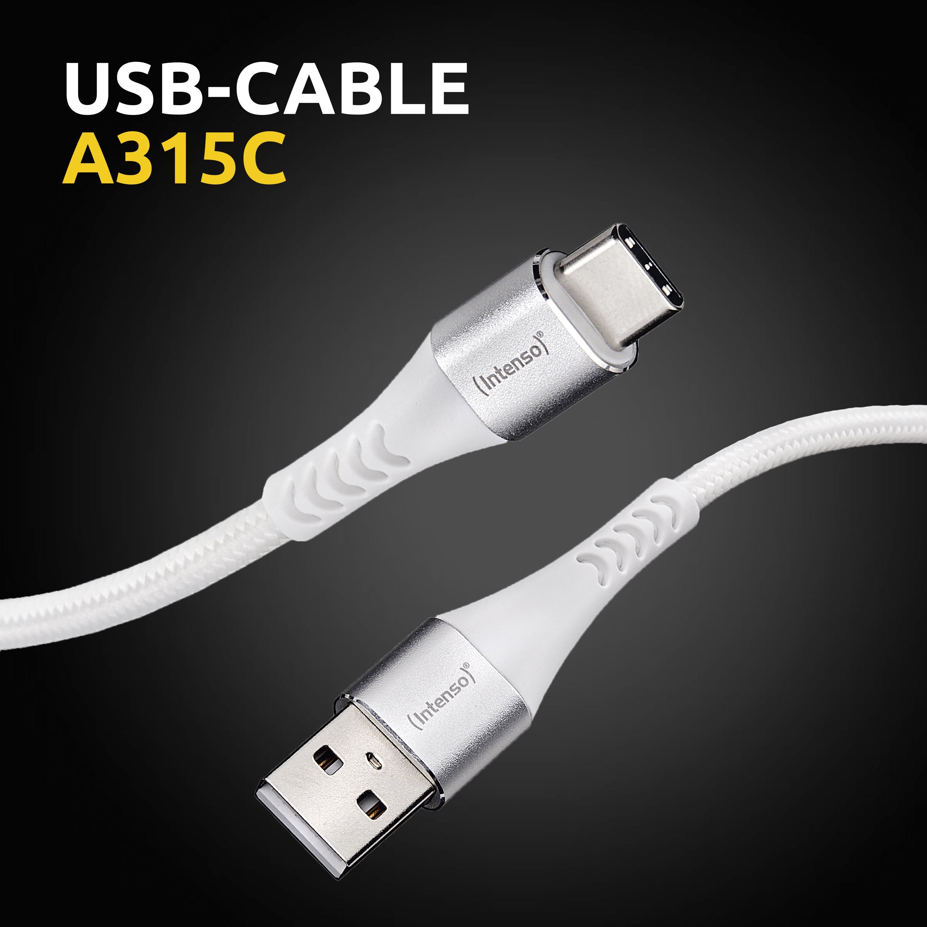 Cable Usb C A Usb A Intenso 1.5m A315c Blanco