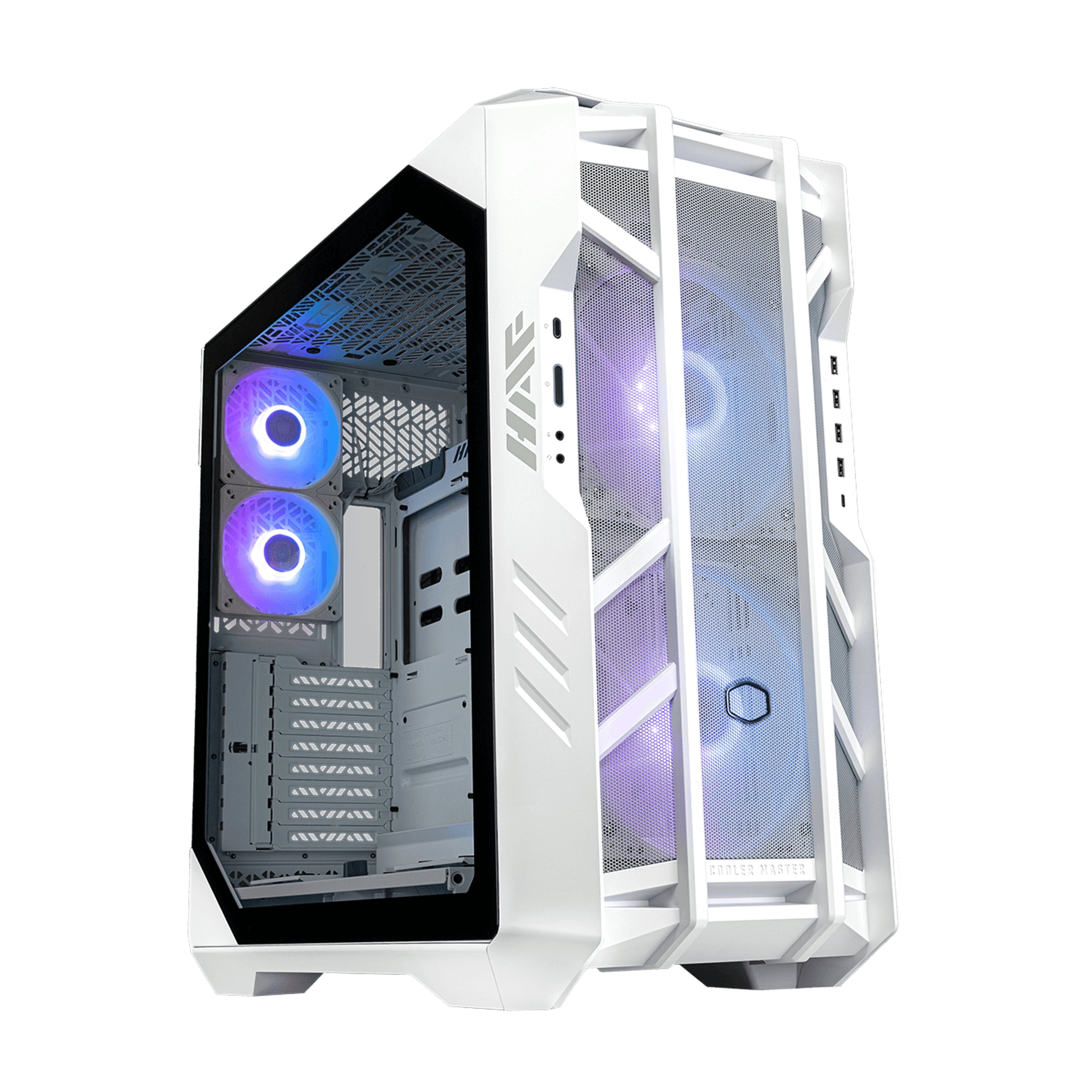Caja Pc Cooler Master Haf 700 Argb Full Tower Side Window + Controller White