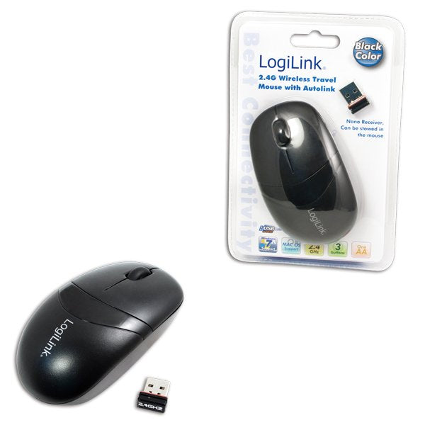 Logilink Id0069 Ratón Rf Inalámbrico Óptico 1000 Dpi