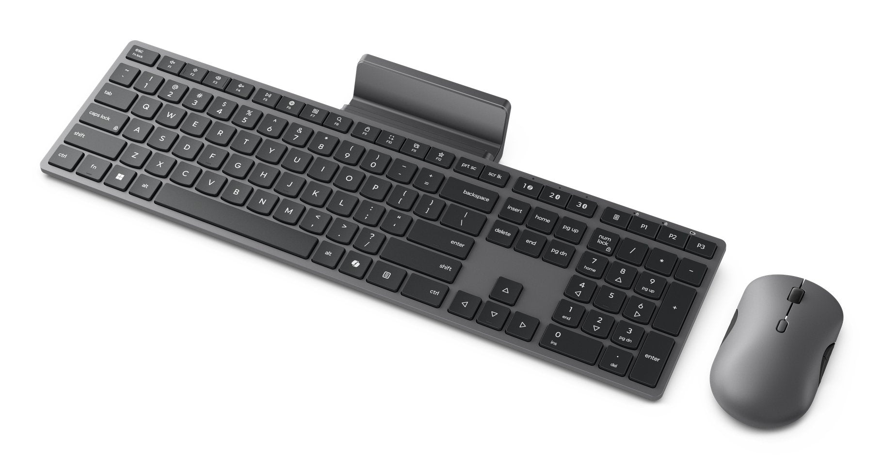 EAN 0195892125655 - Lenovo GX31S04978 teclado Ratón incluido Oficina RF Wireless + Bluetooth Español Gris imagen 4