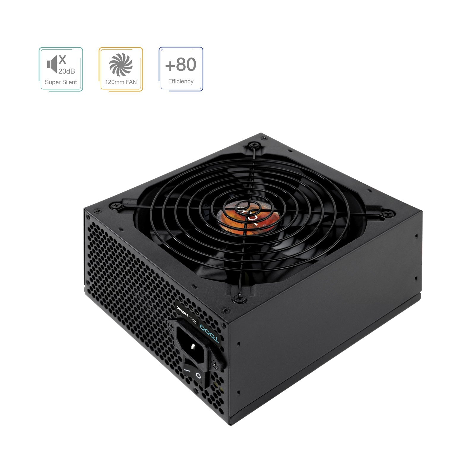 EAN 8433281016323 - TooQ TQHELIOS-650SP unidad de fuente de alimentación 24-pin ATX Negro imagen 2