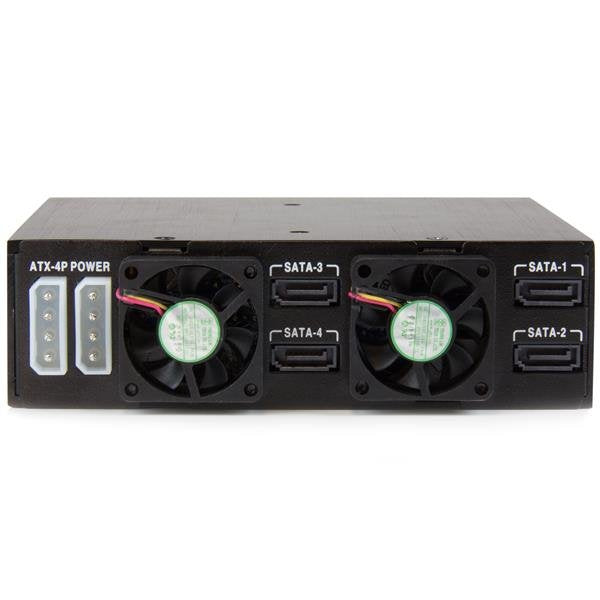 EAN 0065030859837 - StarTech.com SATSASBP425 panel bahía disco duro 13,3 cm (5.25") Bandeja para disco duro Negro imagen 3