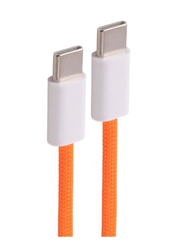 Shiverpeaks Usb-C Cable De Carga, 2.0, 60w, Orange, Textil, 3m