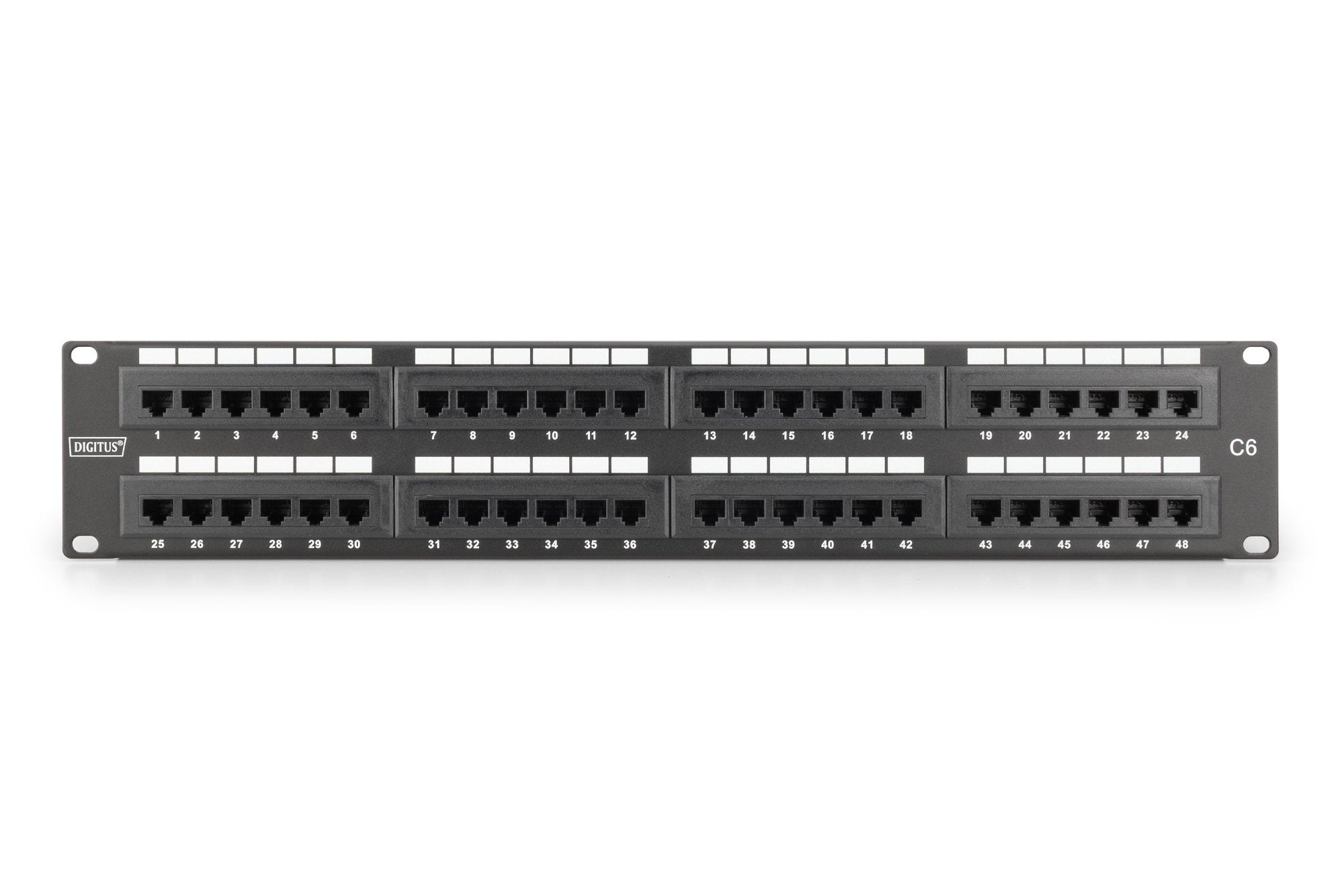 Digitus Patch Panel Cat6e 48port 2he , Negro, 19''