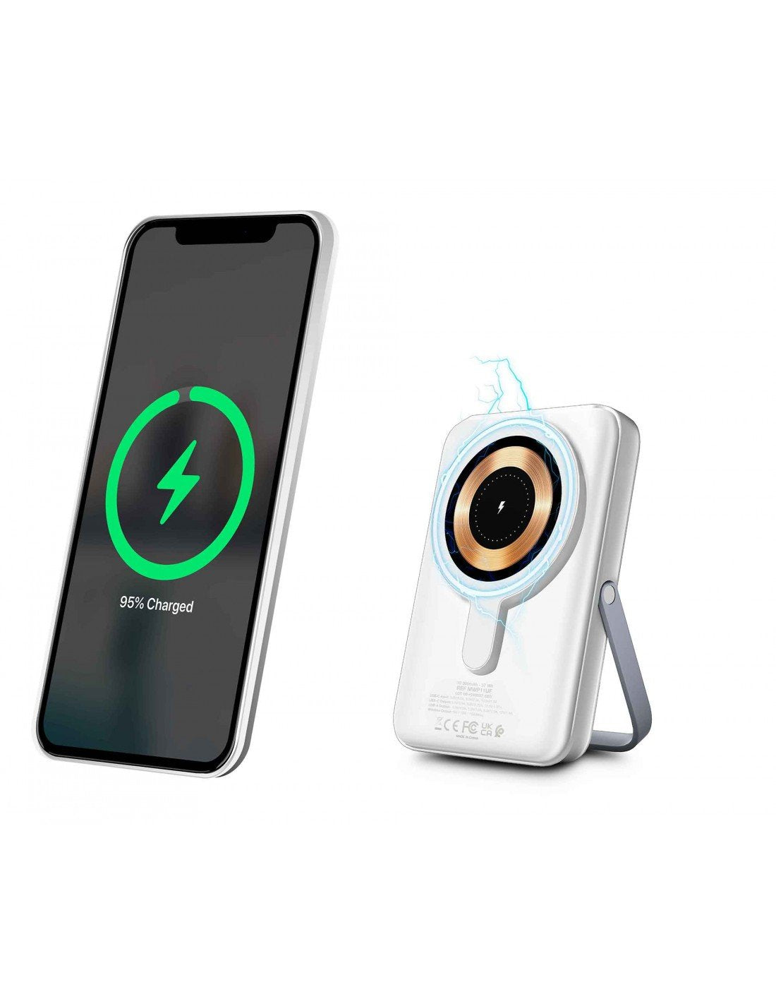 EAN 3760170885186 - Urban Factory Magnee Power 10000 mAh Cargador inalámbrico Blanco imagen 2