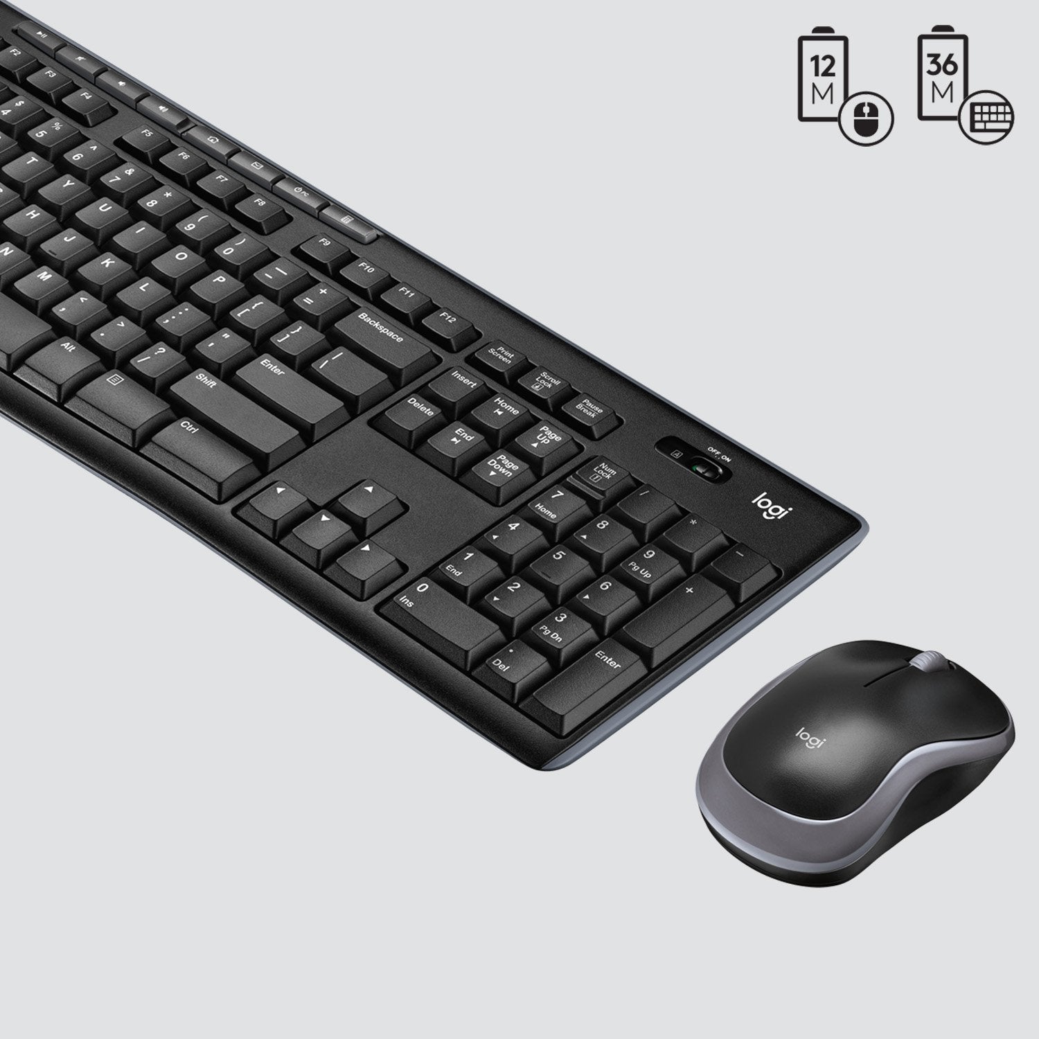 EAN 5099206039148 - Logitech 920-004508 teclado Ratón incluido Hogar RF inalámbrico QWERTY Internacional de EE.UU. Negro, Pla imagen 5