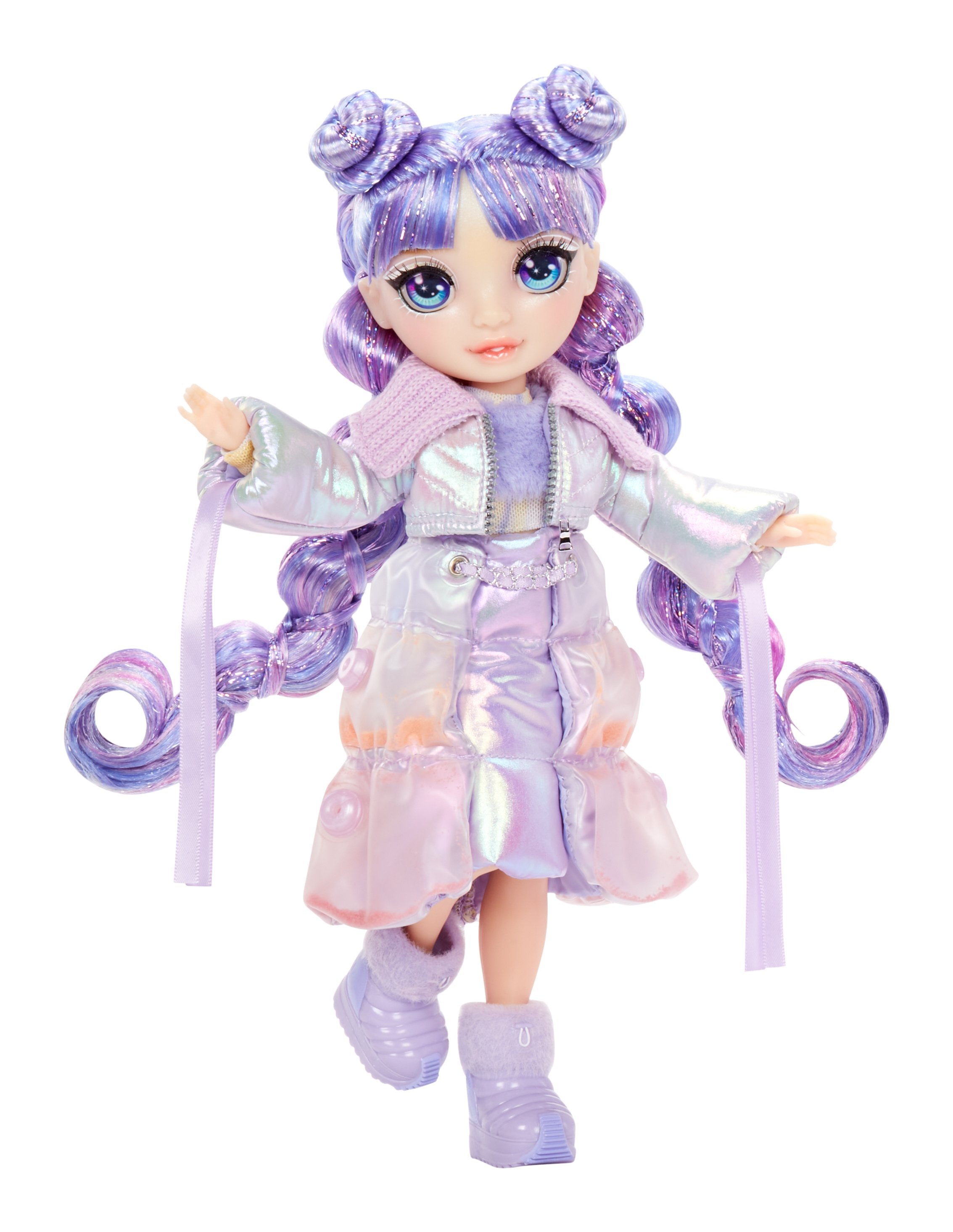 Muñeca Mga Entertainment Rainbow High Winter Wonderland Doll - Violeta (Purple) 120865-Euc