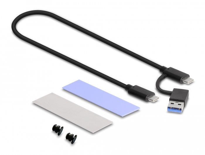 Delock 42019 Caja Externa Usb Type-C Para M.2 Nvme Pcie O Sata Ssd - Sin Herramientas
