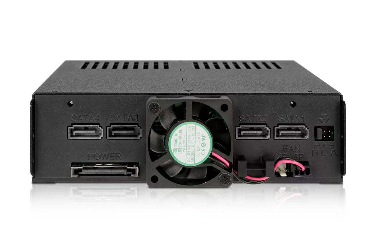 Icy Dock Mb324sp-B Unidad De Disco Multiple Escritorio Negro