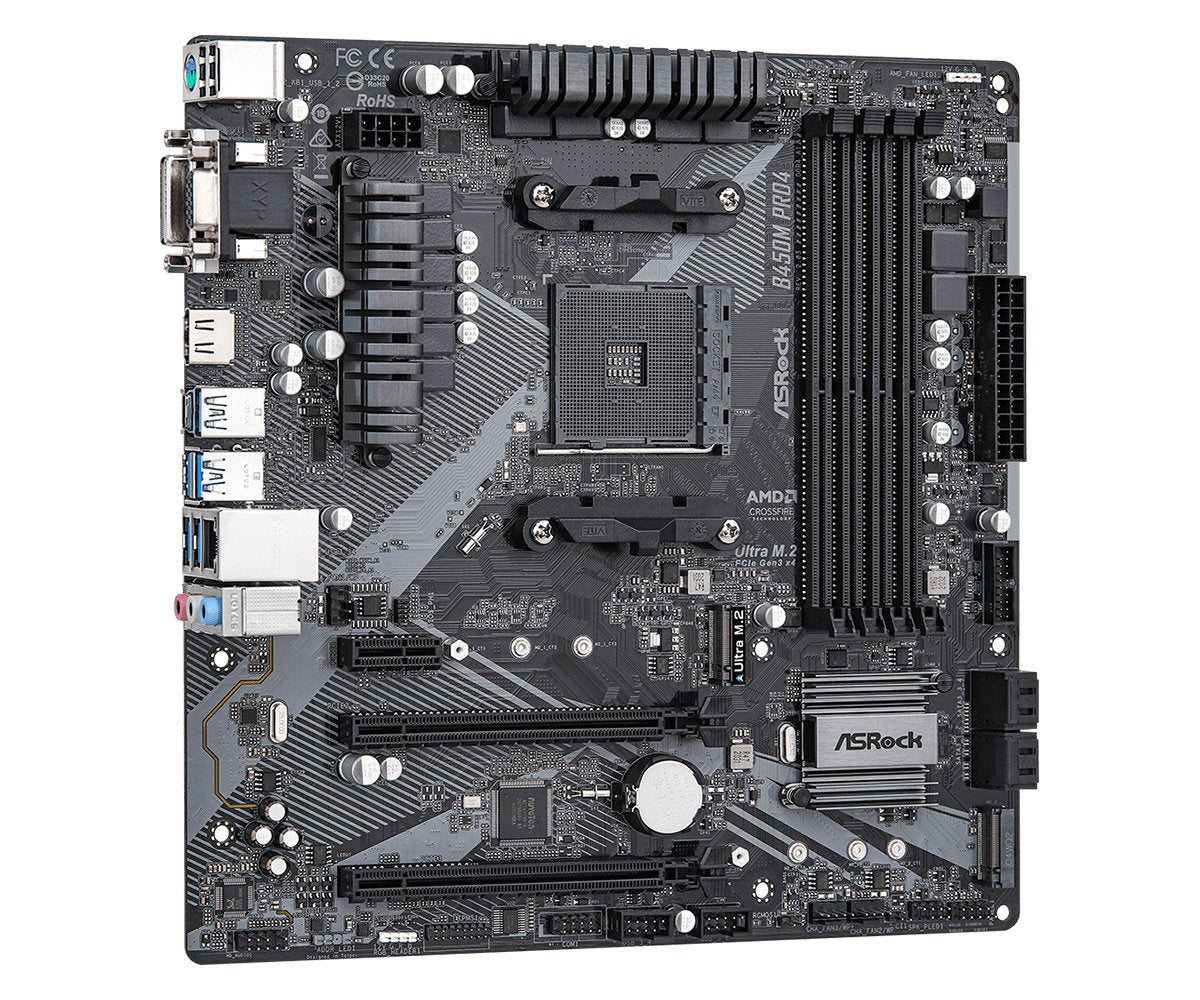 EAN 4710483932793 - Asrock B450M Pro4 R2.0 AMD B450 Zócalo AM4 micro ATX imagen 4