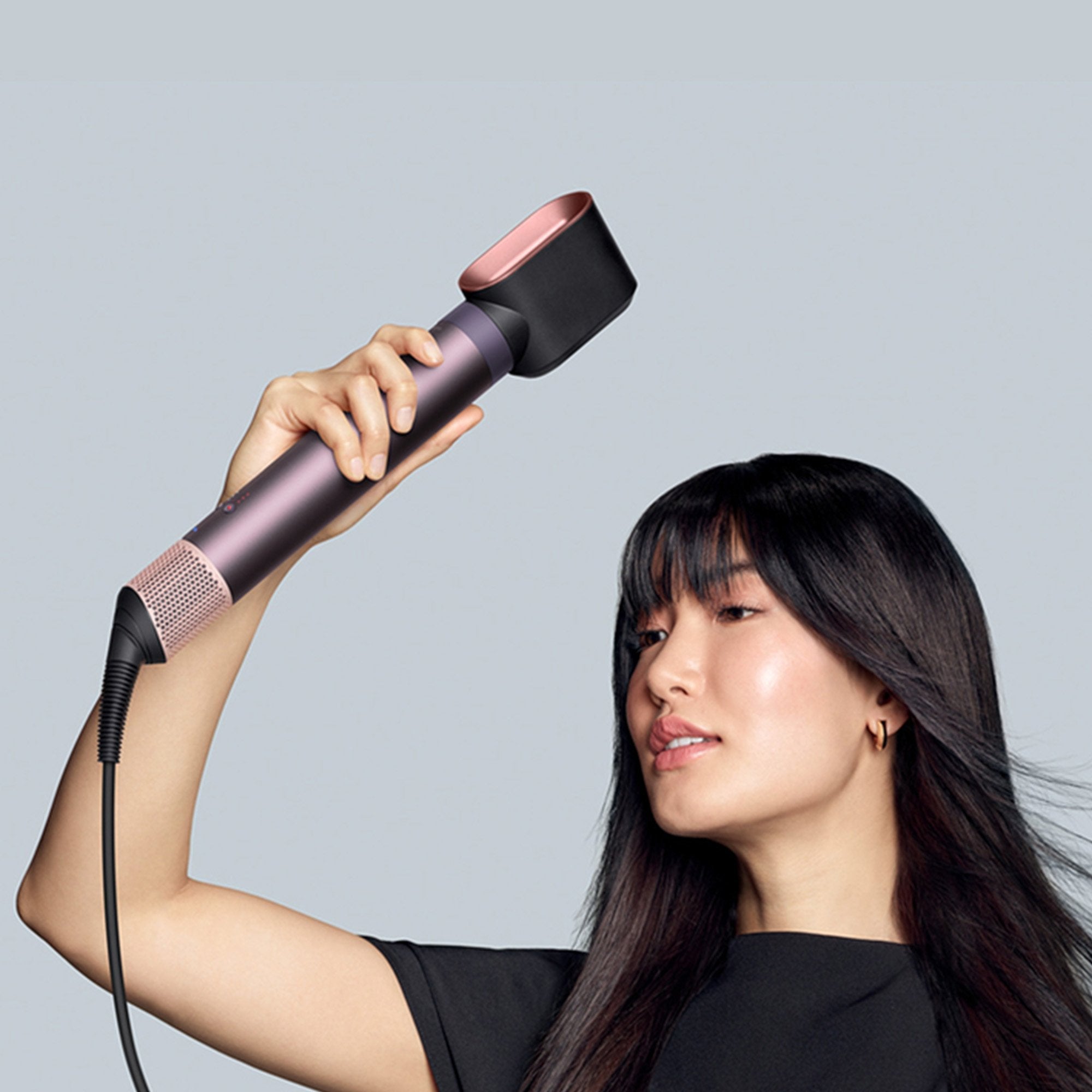 Secador Dyson Airwrap Co-Anda2x - Liso Y Ondulado - Color Jaspe Ciruela
