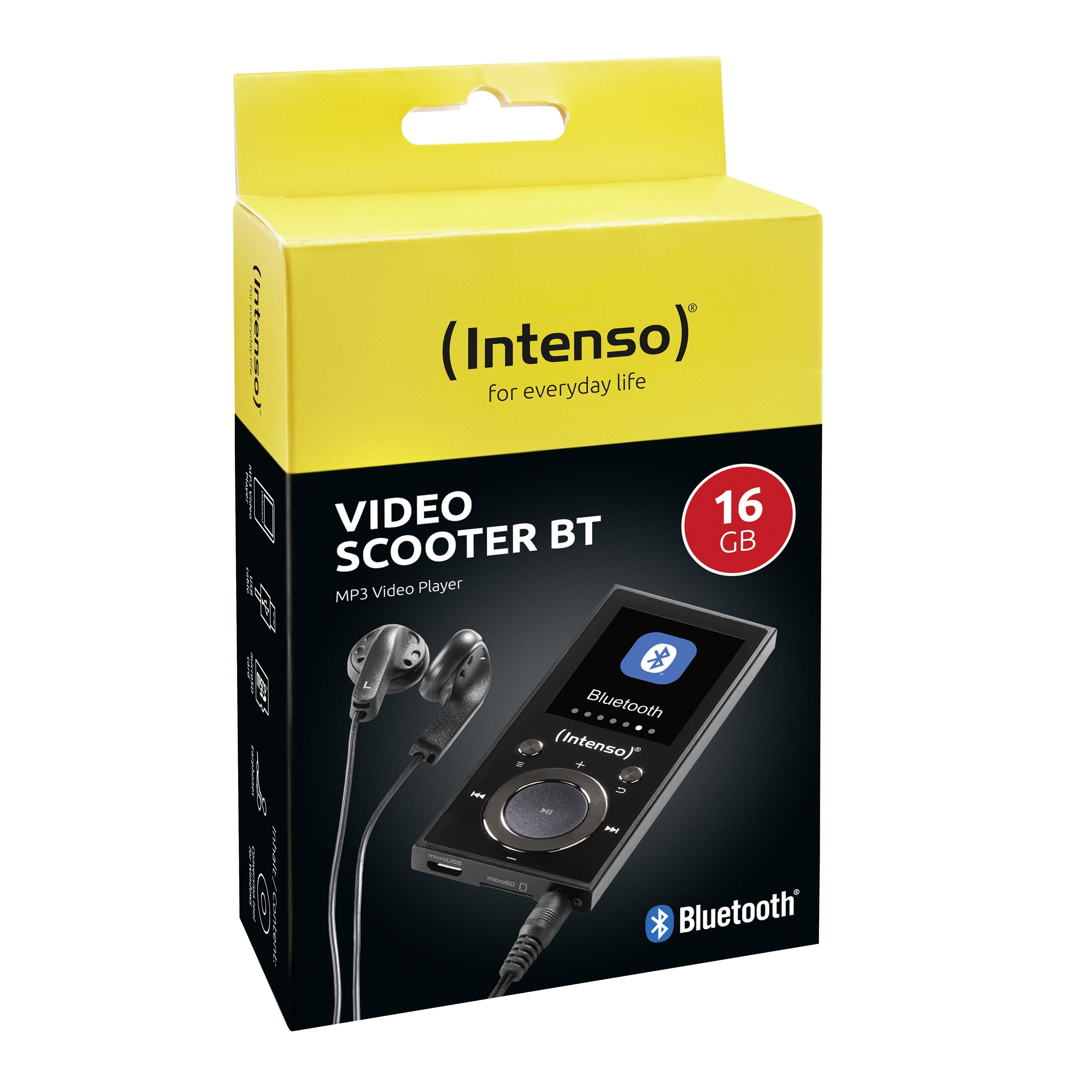 EAN 4034303032433 - Intenso Video Scooter BT Reproductor de MP3 16 GB Negro imagen 3