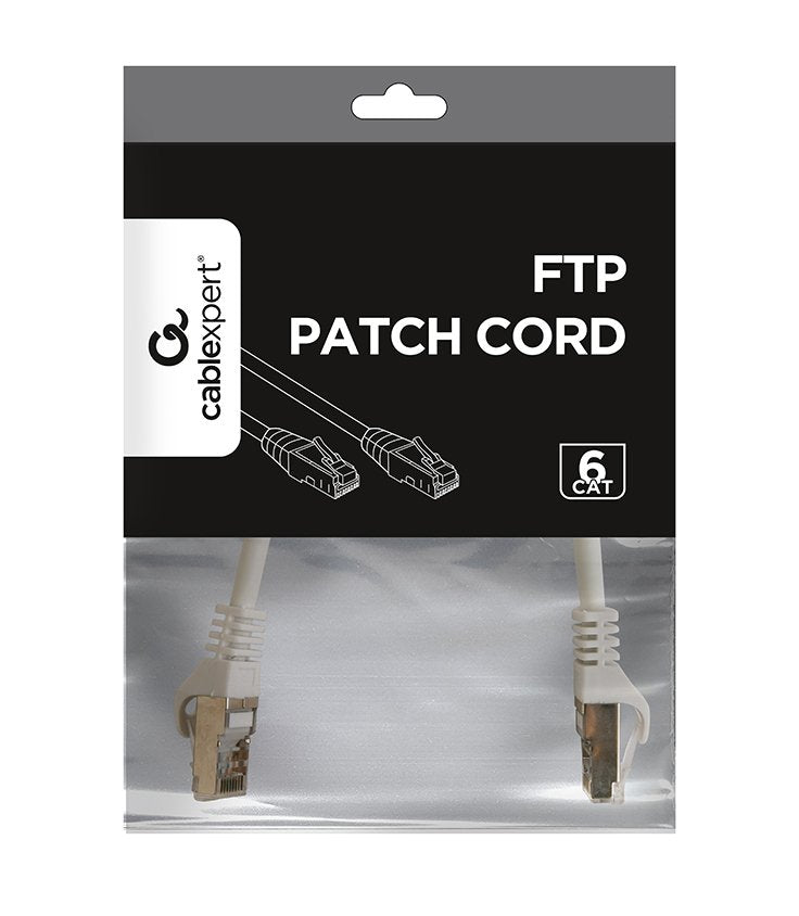 Gembird Cable Red Ftp Cat6 0,25m Blanco