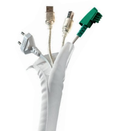Hagor Ks Self Wrap, Ø 19 Mm, Guía De Cable Blanca, 5 Metros 4250058588302