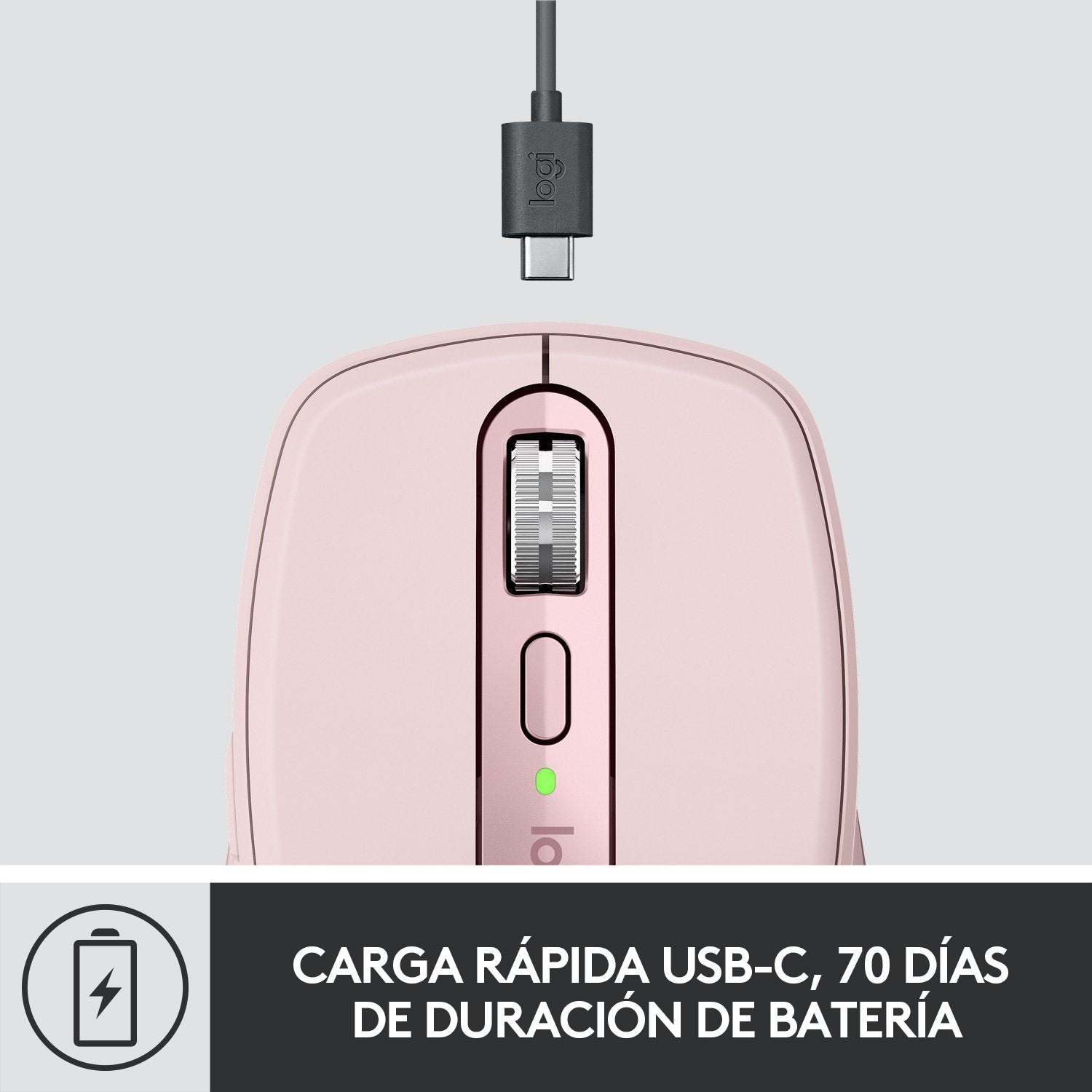 Ratón Inalámbrico Logitech Mx Anywhere 3 Rosa Retail