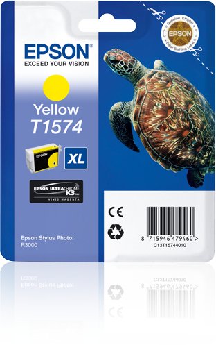 Epson Tinta Original Amarillo T1574 25,9ml R/3000