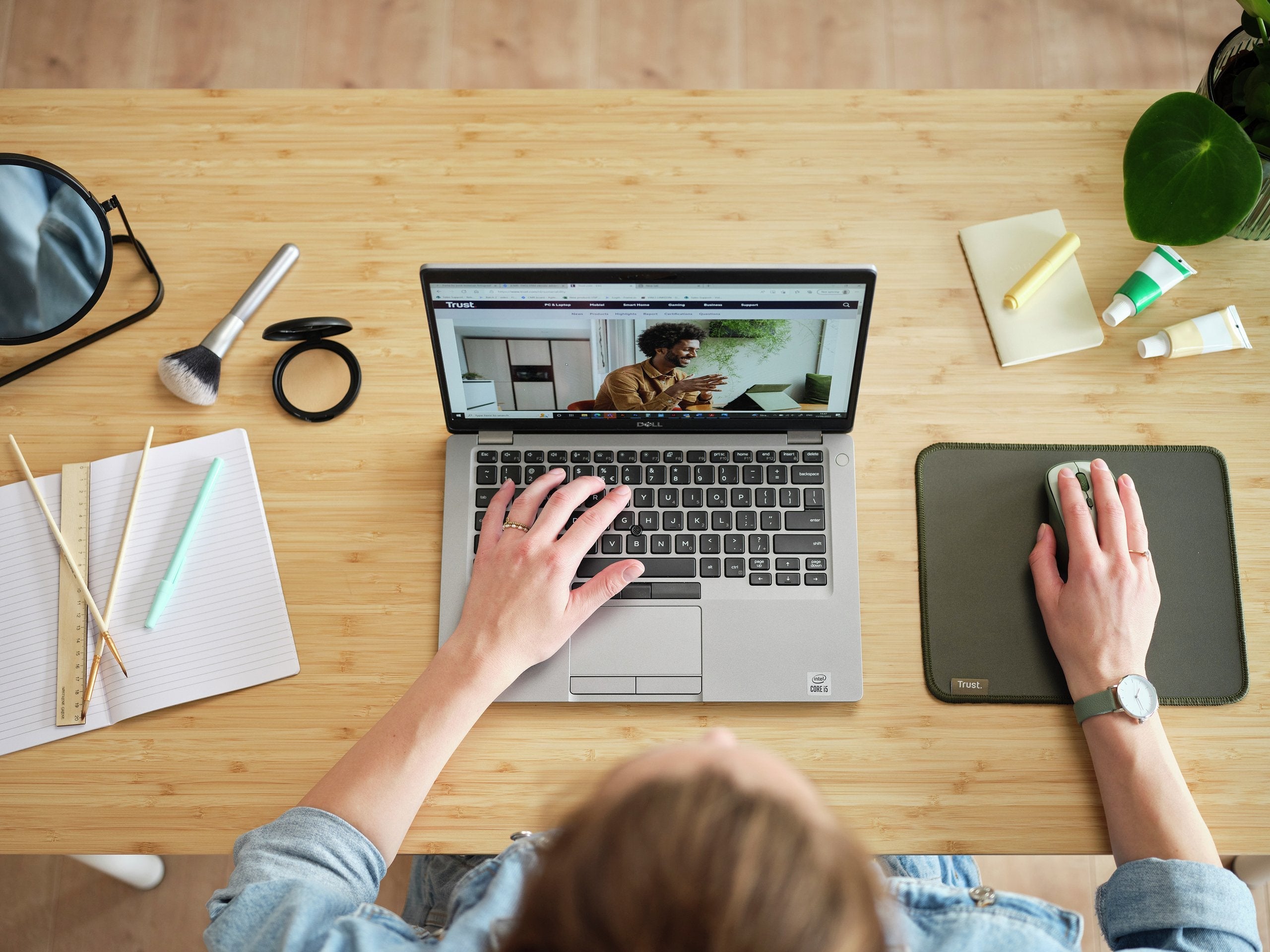 Alfombrilla Trust Boye Eco 3 X 250 X 210mm Verde