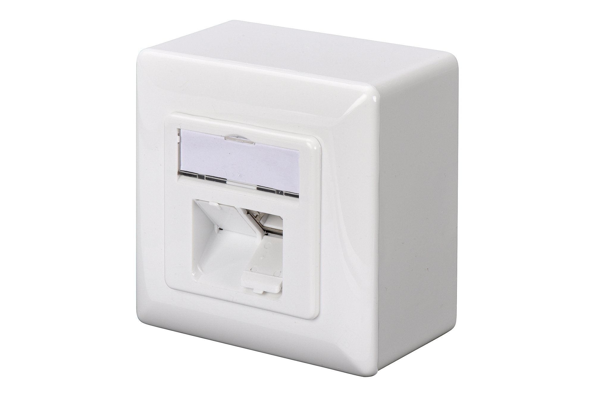 EAN 4016032320203 - Digitus DN-9007-S-1 toma de corriente 2 x RJ-45 Blanco imagen 2