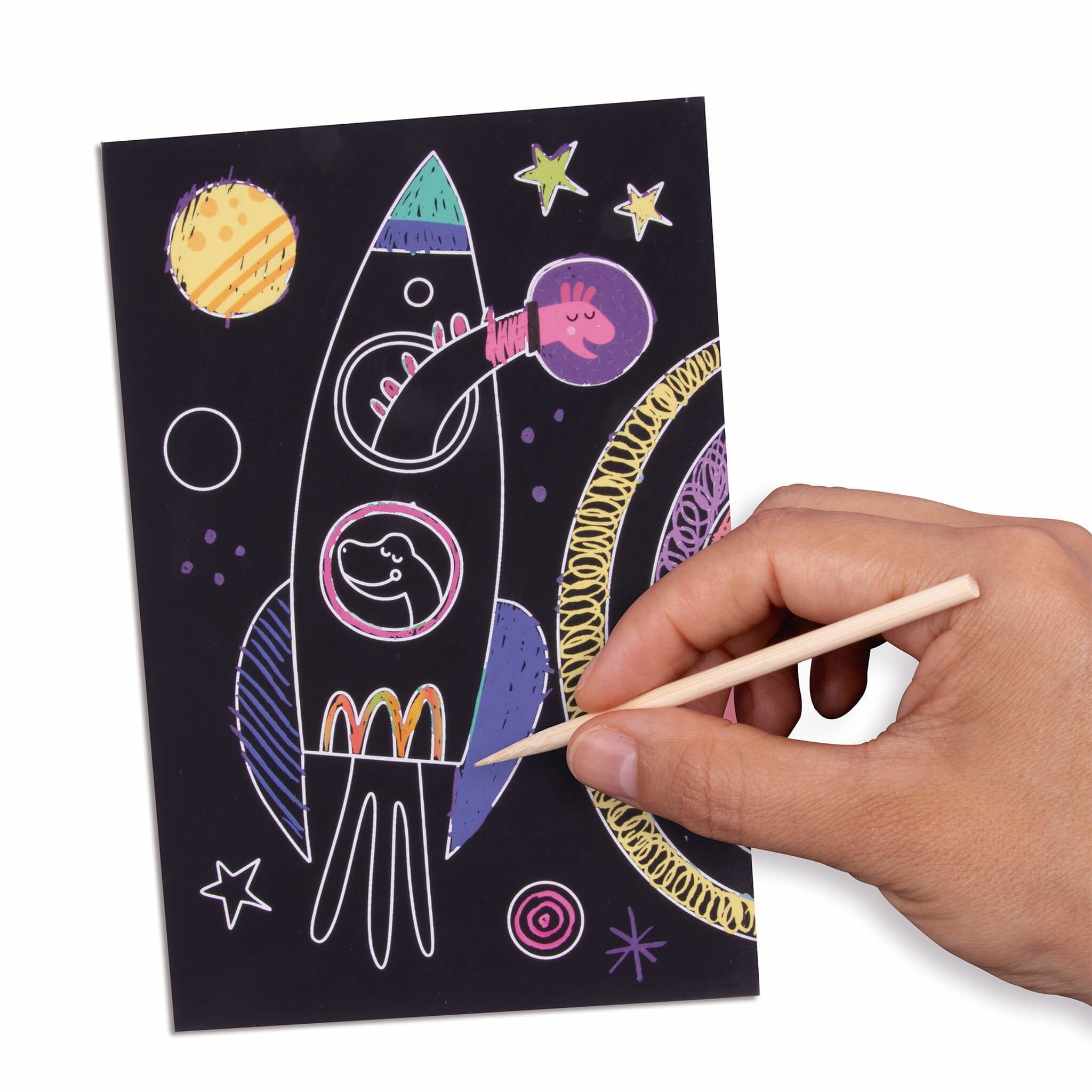 Apli Mini Láminas Rasca Y Dibuja Set Scratch&Draw Caja Expositora De 12 Surtidos +4 Años