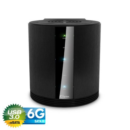 Fantec Sq-35u3e-6g Raid Schwarz 4x3,5 Sata Hdd Usb3.0 Esata