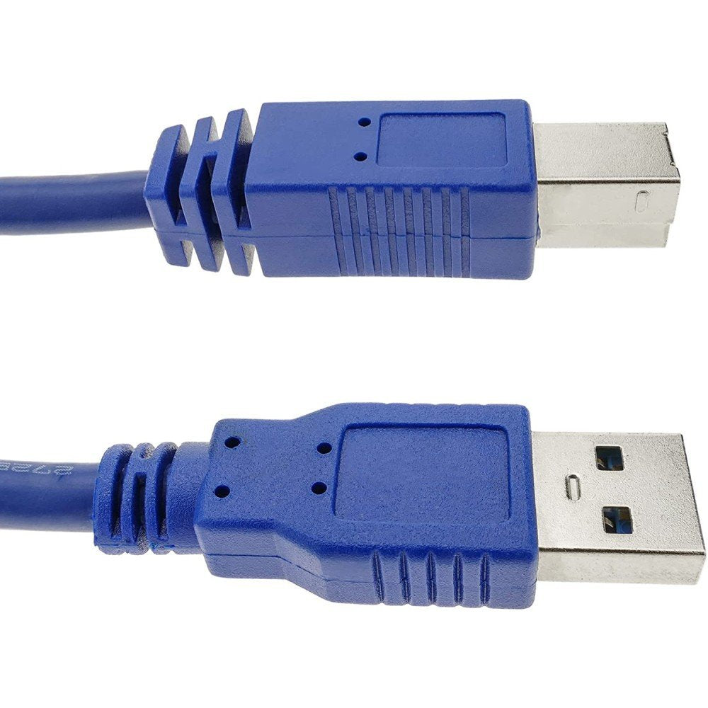 Techly 0.5m Usb 3.0 Ab M/M Cable Usb 0,5 M 3.2 Gen 1 (3.1 Gen 1) Usb A Usb B Azul