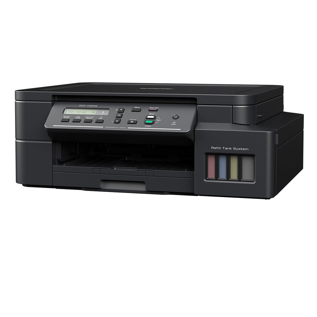 Impresora Multifunción Brother Dcp-T520w Inyección De Tinta A4 6000 X 1200 Dpi 30 Ppm Wifi