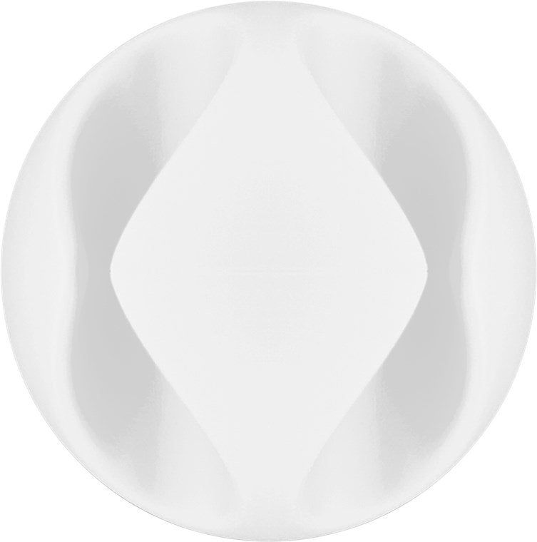 Goobay Organizador De Cables 2 Ranuras (Mini), 6 Piezas Blanco 70364