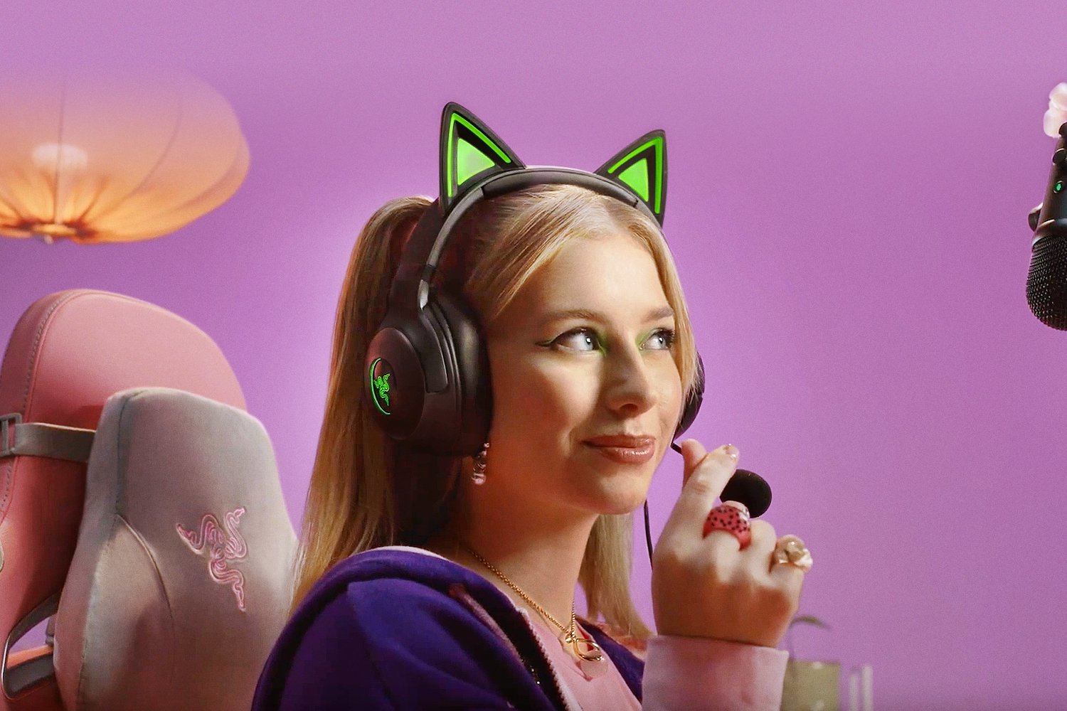 EAN 8887910060254 - Razer Kraken Kitty V2 Auriculares Alámbrico Diadema Juego USB tipo A Negro imagen 5