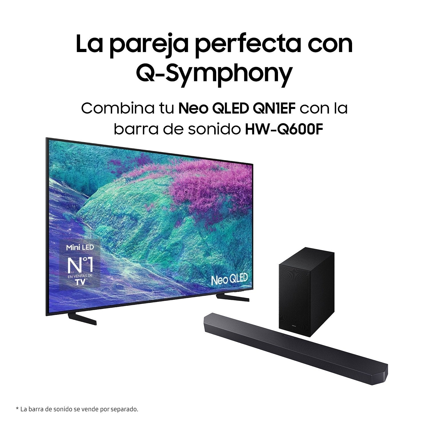 Televisor Samsung Tv 55" Neo Qled Qn1ef 4k Vision Ai Tv 2025