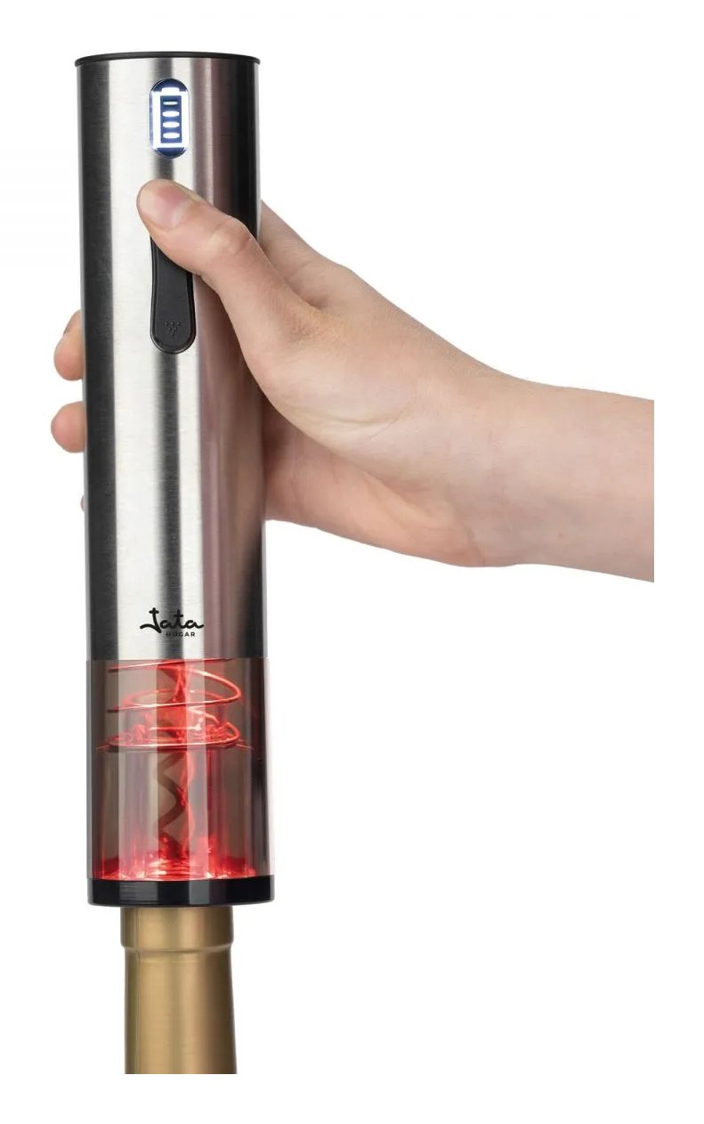 EAN 8436584383314 - JATA HVIN2201 sacacorchos Abridor de vino eléctrico Plata imagen 5