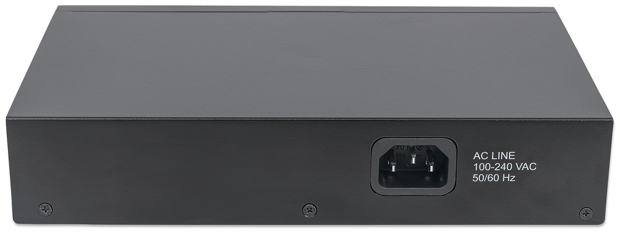 EAN 0766623561068 - Intellinet 561068 switch No administrado L2 Gigabit Ethernet (10/100/1000) 1U Negro imagen 4