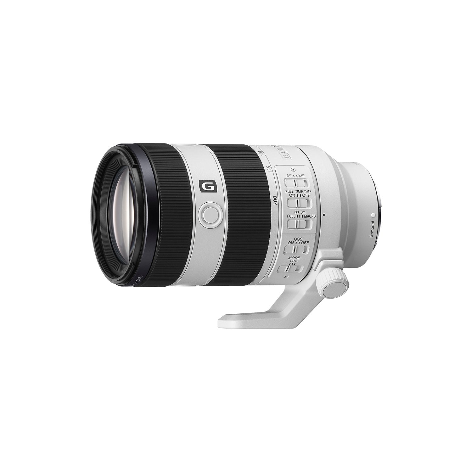 Sony Fe 70-200mm F4 Macro G Oss Ii, Lente Blanco Negro, Para Cámaras Sony Con Montura E Sel70200g2