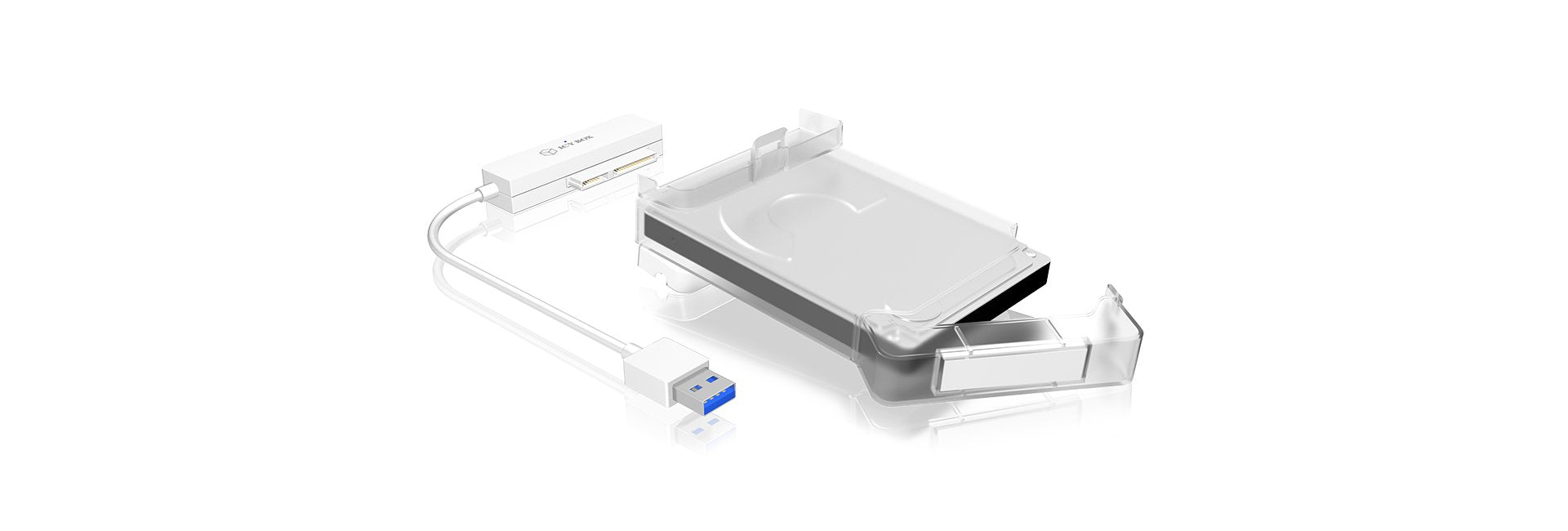 EAN 4250078163244 - ICY BOX IB-AC703-U3 Carcasa de disco duro/SSD Blanco 2.5" imagen 3